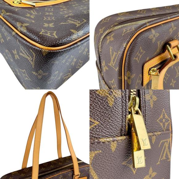 Louis Vuitton LOUIS VUITTON Shoulder Bag Monogram Cite GM Canvas Brown Gold W... - Picture 4 of 5